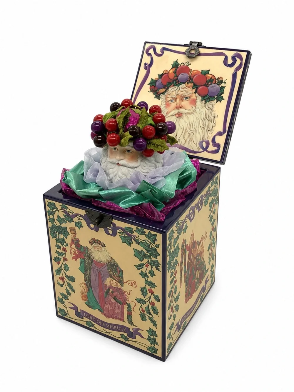Enesco Living Legends Lord of Misrule Musical Jack in the Box